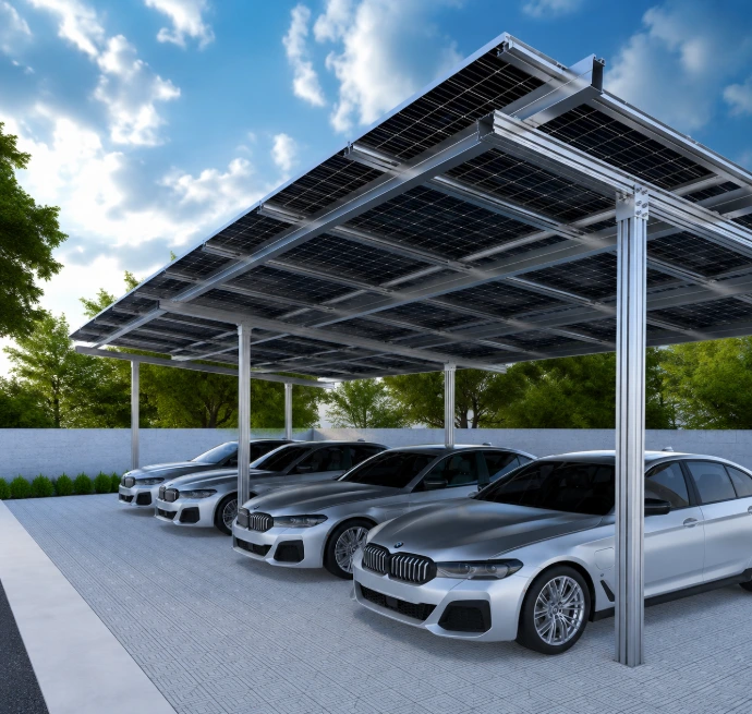 Image Kit Carport solaire – 2 véhicules