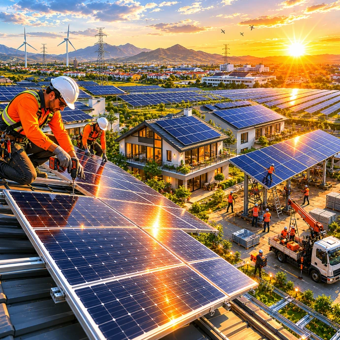 Image Projet photovoltaïque résidentiel en Europe