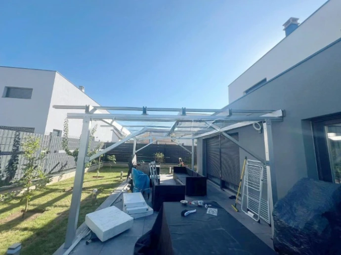 Image Installation photovoltaïque réalisée avec un kit Solar Fixation